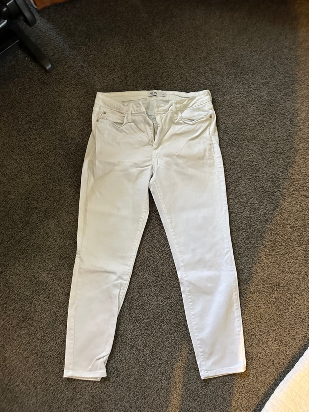 Just Black Crisp White Skinny Jeans